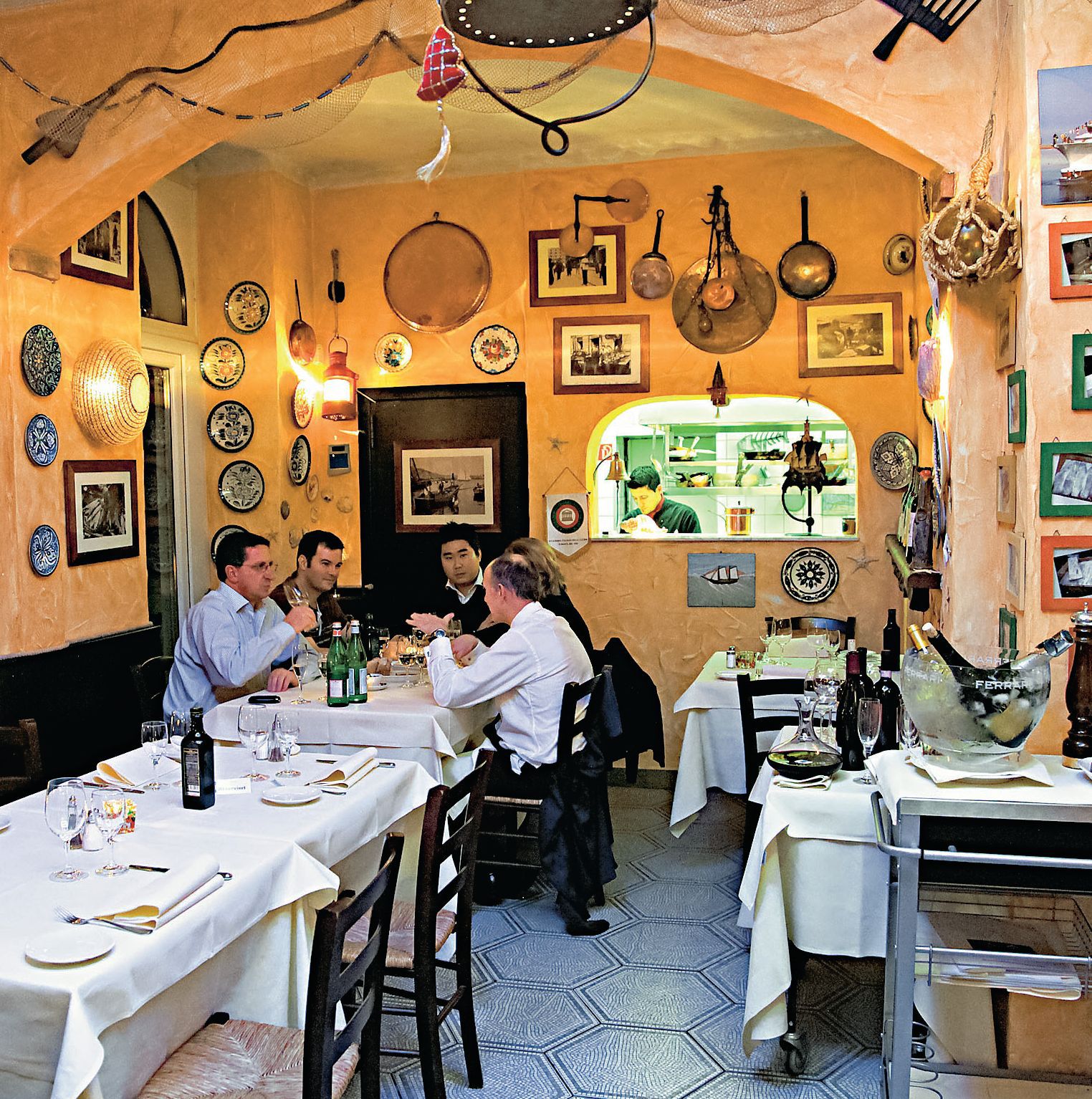 Italienische Restaurants: Dal Pescatore, Frankfurt - Berlin