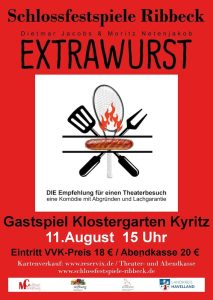 Extrawurst - Gastspiel Klostergarten Kyritz