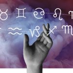 Design Horoskop Sternzeichen Hand