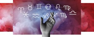 Design Horoskop Sternzeichen Hand