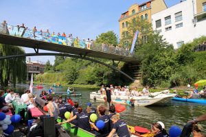 Leipziger Wasserfest - Bootsparade