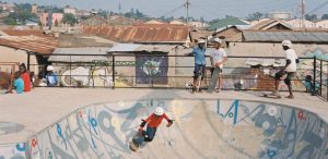 Half Pipe im Kitintale Skatepark in Uganda