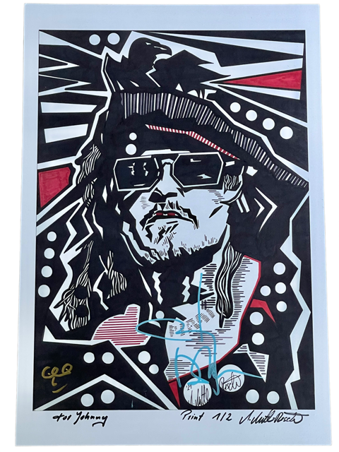 Kunstdruck Johnny Depp