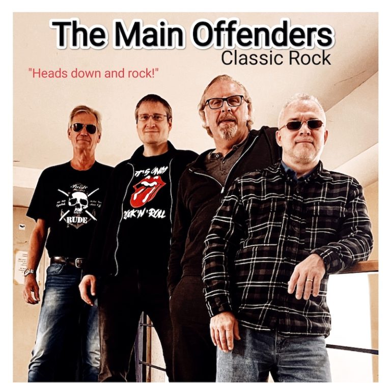 The Main Offenders - Heads down and rock! - Ein Sound, der einen wahrlich vom Stuhl reißt! Rock’n Roll pur! Abtanzen und mitsingen garantiert!