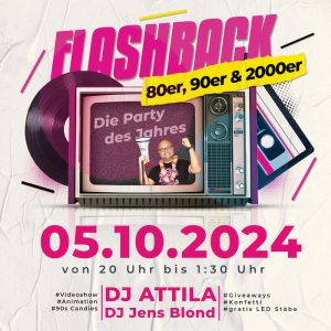 Flashback-Party · mit DJ Attila