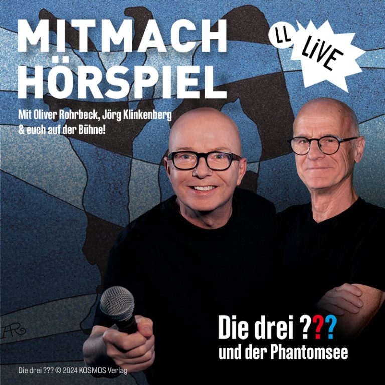 Die drei ??? und der Phantomsee als Mitmachhörspiel - mit Oliver Rohrbeck & Jörg Klinkenberg